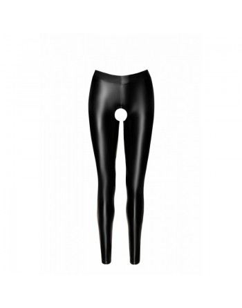 Leggings Taboo wetlook avec entrejambe et fesses ouvertes/Jesyh.com